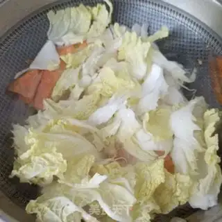 Make The cabbage fan shrimp step 8