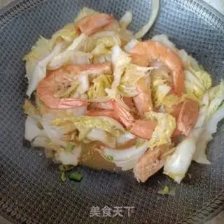 Make The cabbage fan shrimp step 9
