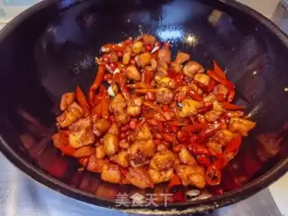 Make Spicy chicken step 13