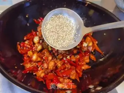 Make Spicy chicken step 14