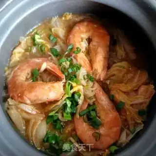 Make The cabbage fan shrimp step 18