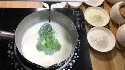 Make Tea and coconut milk balls step 3