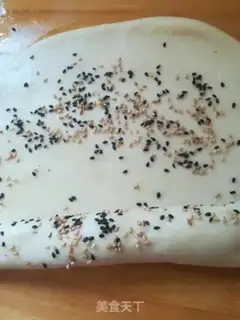 Make Black and white sesame cakes step 6