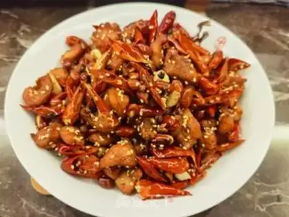 Make Spicy chicken step 16