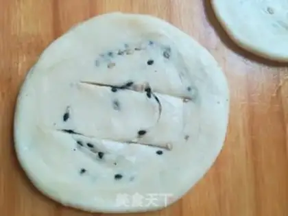 Make Black and white sesame cakes step 8