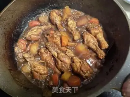 Make No sugar-free red wings step 8