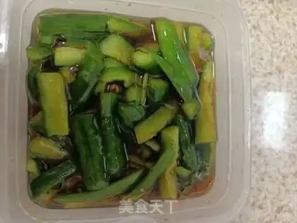 Make Soy cucumber step 8