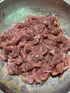 Make Onion beef step 3