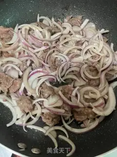 Make Onion beef step 9