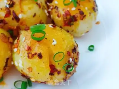 Make Spicy black pepper potatoes step 8