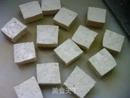 Make Dry pan tofu step 2