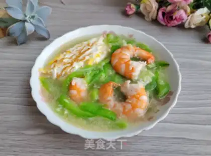 Make Shrimp omelet soup step 5