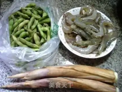 Make The soybeans whips the shrimp step 0