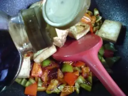 Make Dry pan tofu step 8