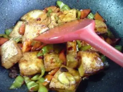 Make Dry pan tofu step 10