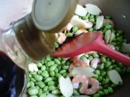 Make The soybeans whips the shrimp step 10