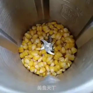 Make Mango corn juice step 1