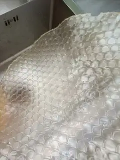 Make Wearing the pellets with eggs step 0