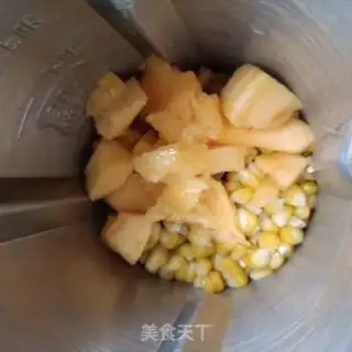 Make Mango corn juice step 3