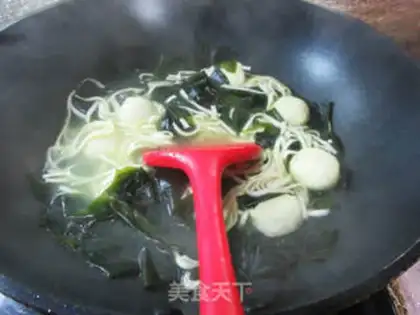 Make Fish omelet and egg noodles step 9