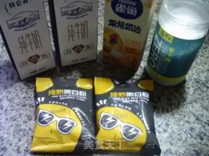 Make Black bean milk ice cream step 0