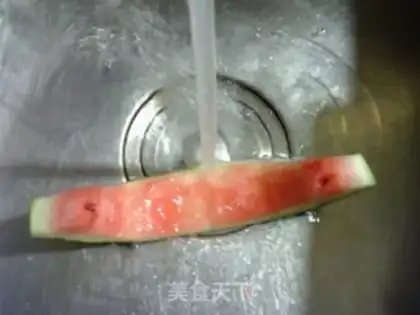 Make Eggs and watermelon peels step 2