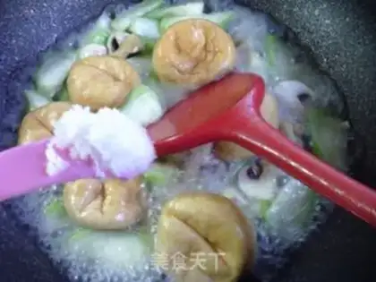 Make Fungus pasta with cheese step 7