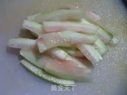 Make Eggs and watermelon peels step 3