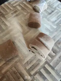 Make Red sugar rolls step 5