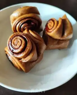 Make Red sugar rolls step 9