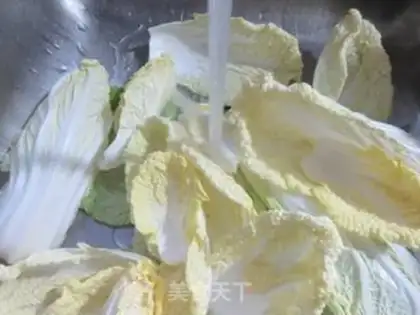 Make Mushrooms and yellow cabbage step 1