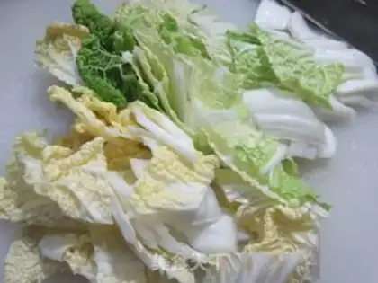 Make Mushrooms and yellow cabbage step 2