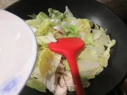 Make Mushrooms and yellow cabbage step 3