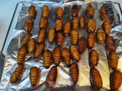 Make Electric roasted silk step 1