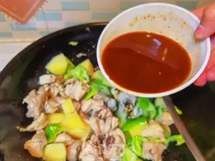 Make Yellow chicken leg step 14