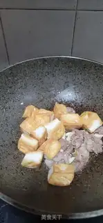 Make Tofu meat step 5
