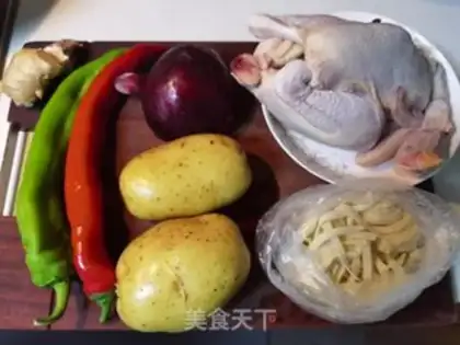 Make Big plate of chicken noodles step 0