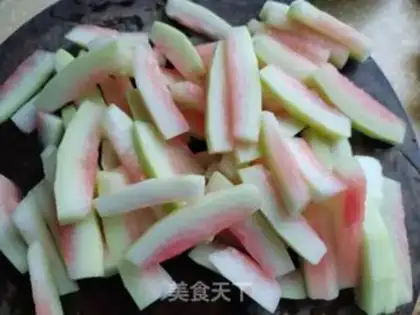 Make Watermelon beans step 1