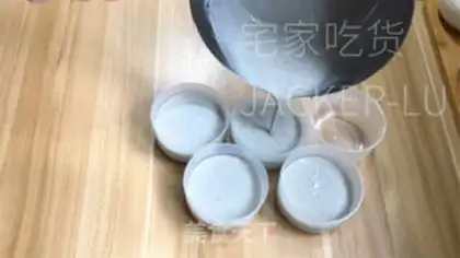 Make Black sesame pudding step 6