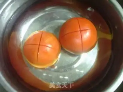 Make Tomato fried watermelon step 3