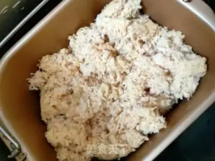 Make original pork pine (bread machine version) step 4