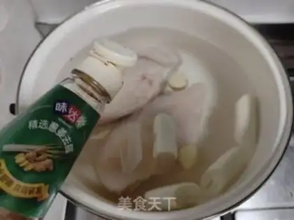 Make Spicy chicken silk step 3
