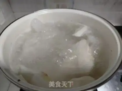 Make Spicy chicken silk step 4