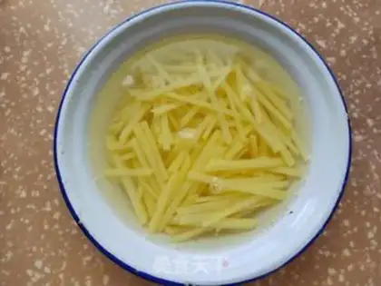 Make Cream pepper with potatoes step 1