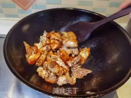 Make Big plate of chicken noodles step 9