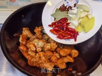 Make Big plate of chicken noodles step 11
