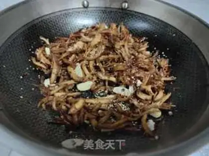 Make Spicy chicken silk step 14