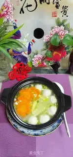 Make Porkball cabbage carrot soup step 8