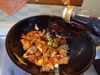 Make Big plate of chicken noodles step 13
