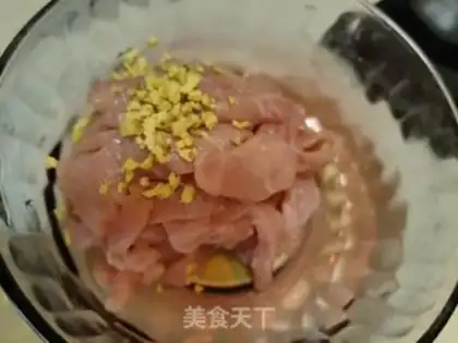 Make cucumber meat step 1
